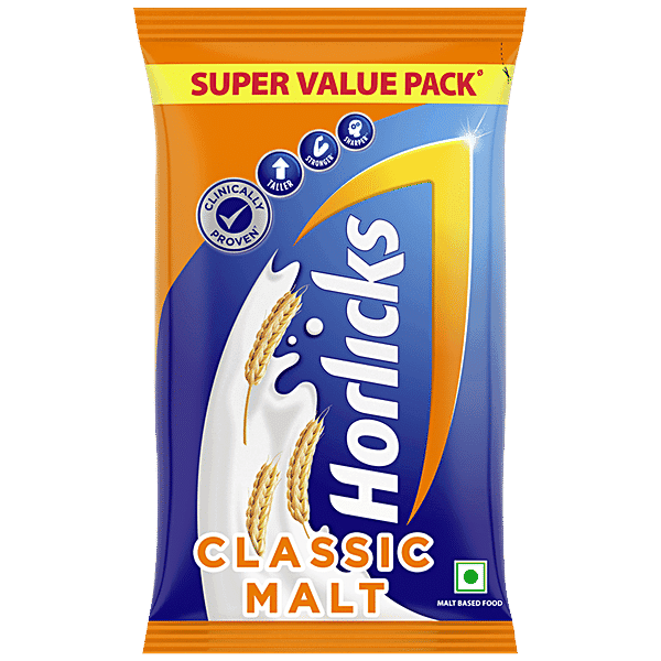 Horlicks Classic Malt, 18 g Pouch