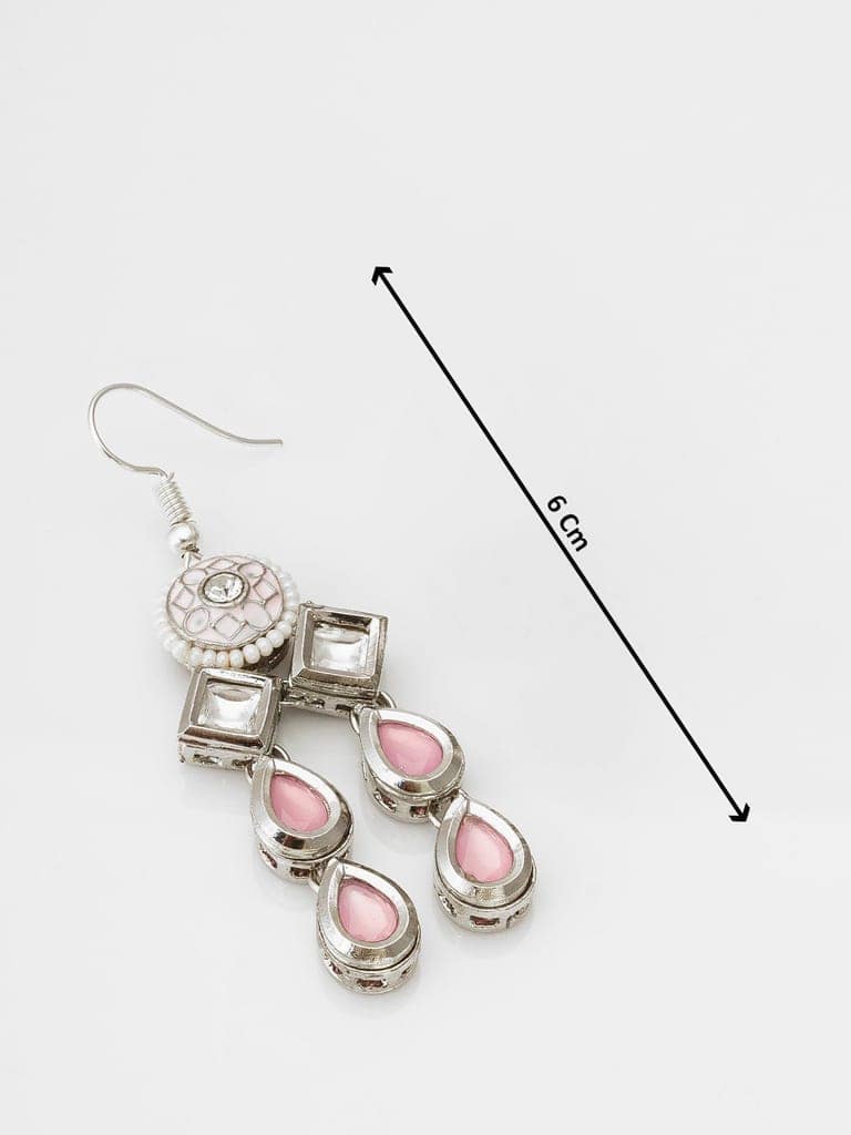 Morison Golden Studded Earrings Dazzle with Subtle Elegance view 3