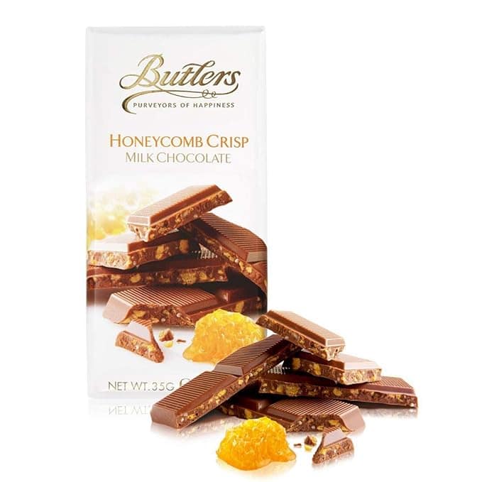 Butlers Milk Chocolate Bar - Honeycomb Crisp, 35 g