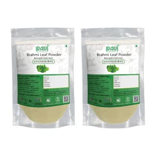 IRAIVI Premium Brahmi Leaf Powder-200g | Vallarai | Ondelaga | 100% Pure & Natural Brahmi Supplement for Mental Clarity & Calm | Supports Cognitive Wellness & Tranquility