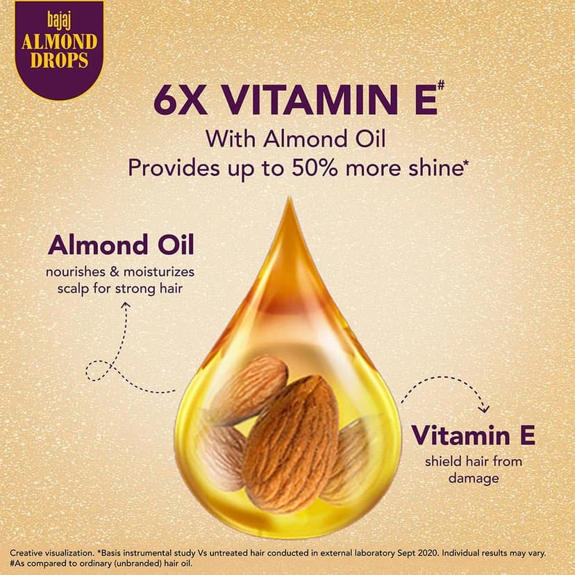 Bajaj Almond Drops Hair Oil, view 3