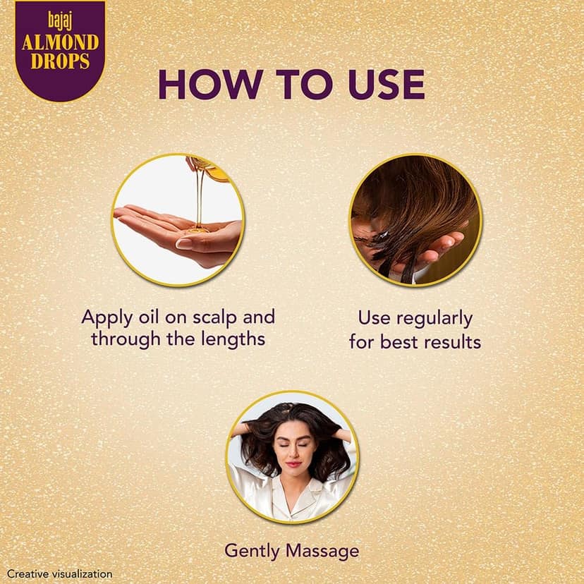 Bajaj Almond Drops Hair Oil, view 5