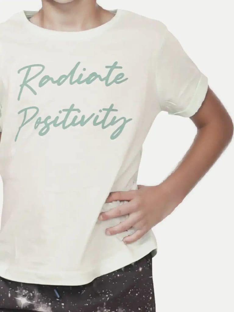Teen Boys Mint Graphic Printed T-Shirt view 3