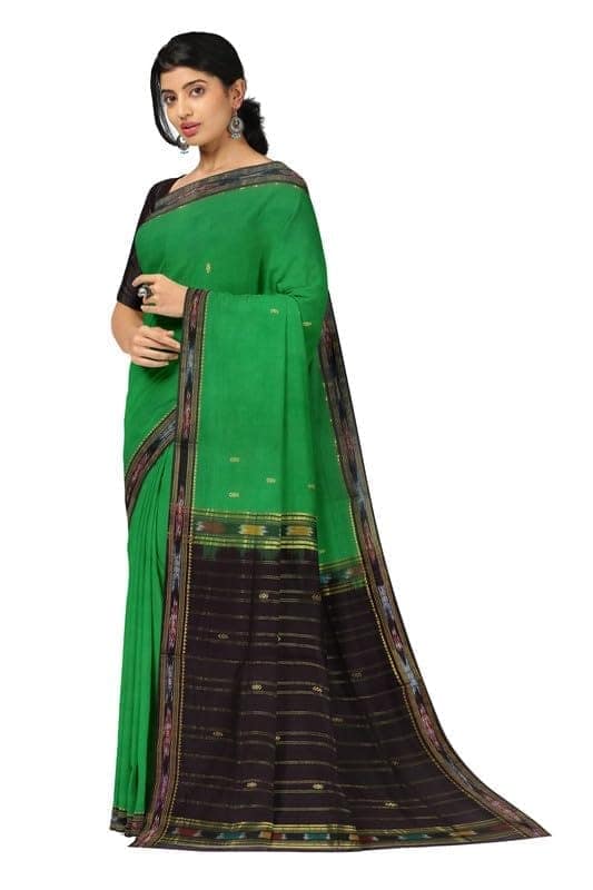 APCO Handloom (A Andhra Pradesh Govt Emporium)- Women's Traditional Pure Handloom Bandar (Polavaram) Cotton Saree | BCS0042 view 2