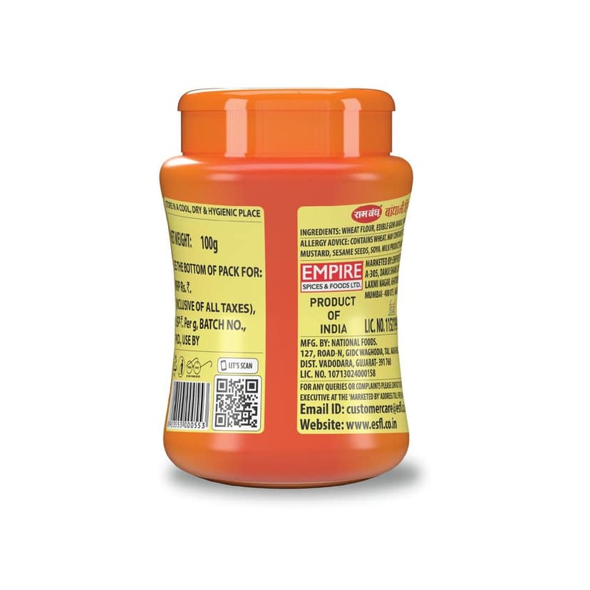 Ram Bandhu Compounded Hing Powder 50GM X 2 | Pack of 2 | brings a strong, aromatic flavor to your dishes | With two convenient dabbis in the pack | this essential spice enhances your cooking with authentic taste view 2