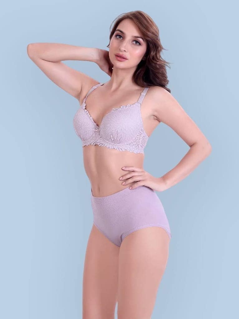 Net Elegance Padded Full Coverage Bra view 3