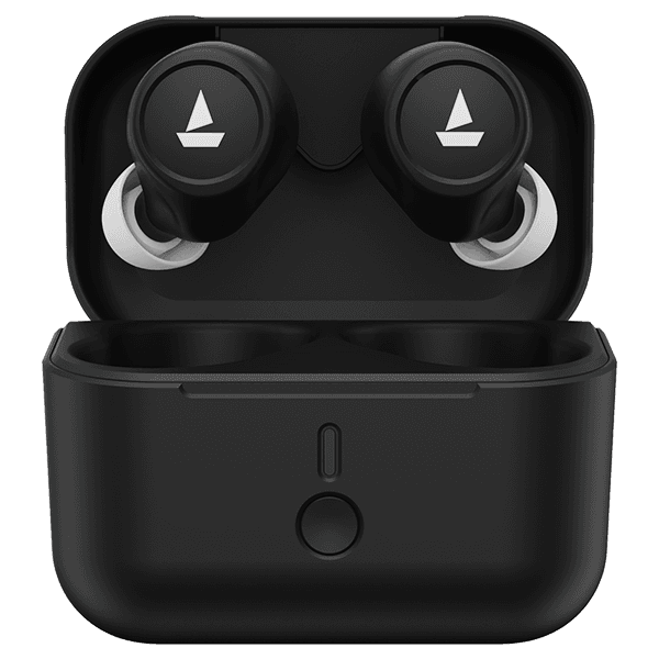boAt Airdopes 501 ANC | ANC wireless Earbuds with Dual Mics with ENx Technology, BEAST™ for Low Latency, 8mm Drivers Charcoal Black