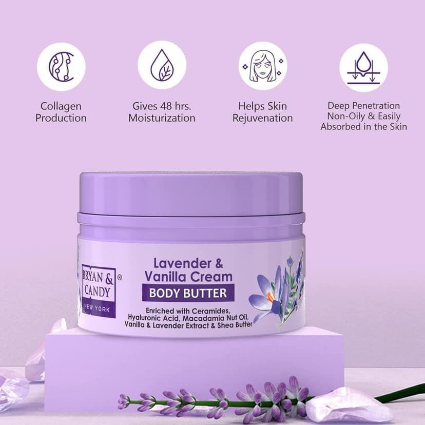 Bryan & Candy Lavender Body Butter For Moisturized Skin view 3