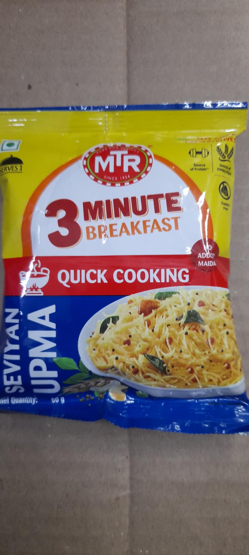 Mtr quick cooking seviyan upma 3 minutes breakfast