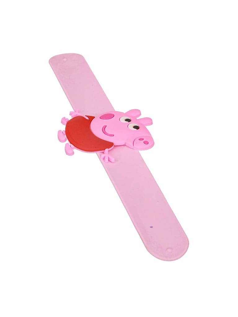 Peppa Pig Wrist Slap Band Kids Toy Rakhi With Roli Chawal view 3