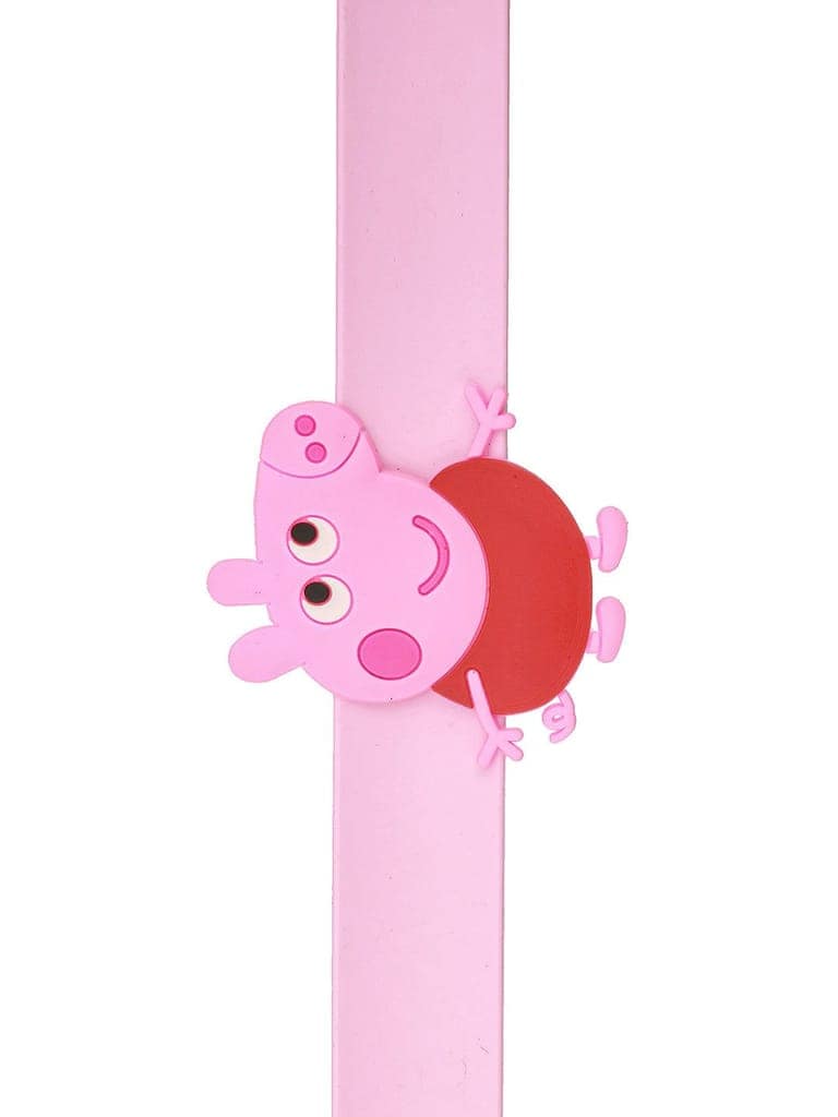 Peppa Pig Wrist Slap Band Kids Toy Rakhi With Roli Chawal view 6
