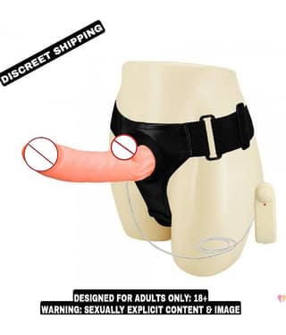 KAMAHOUSE Strap-on Dildo vibrator with Attached Vagina Premium quality