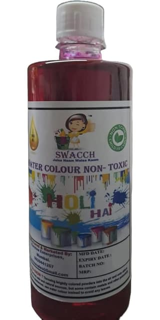 SWACCH WATER COLOUR NON-TOXIC & ECO FRIENDLY COLOUR (PINK) (500ML)