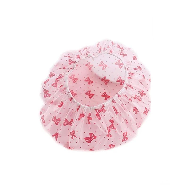 Waterproof Shower Cap Reusable Bath Caps view 4