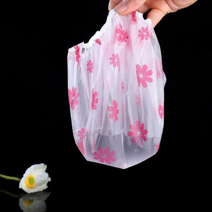 Waterproof Shower Cap Reusable Bath Caps view 5
