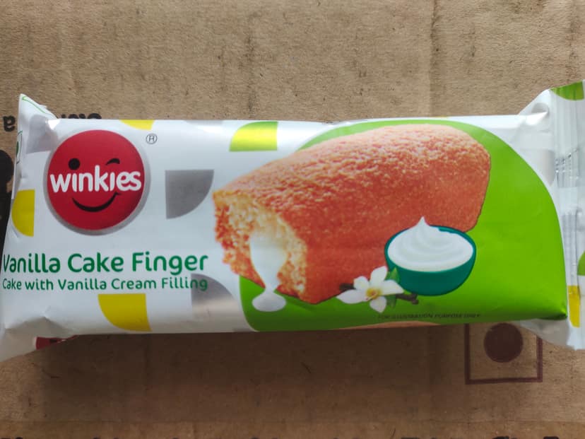 Winkies vanilla cake finger