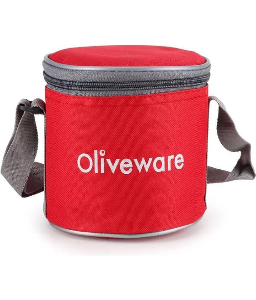 Oliveware Lovely Stainless Steel Lunch Box 3 Container (Pack of 1) view 2