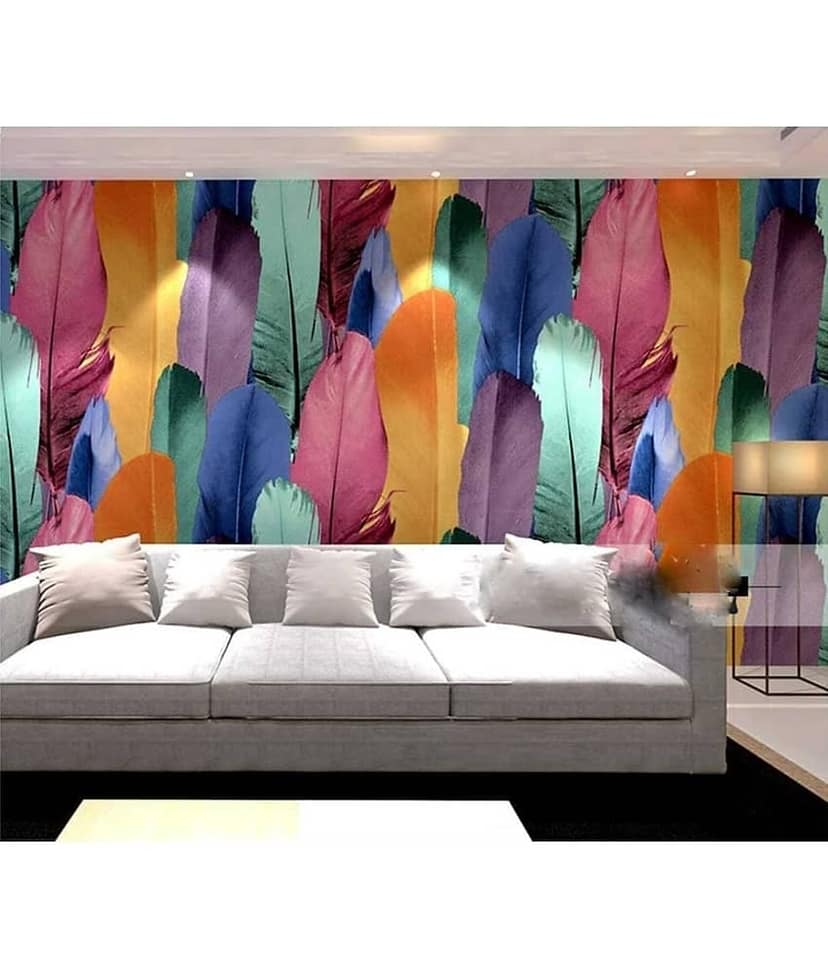 Sekhmet Floral Self-Adhesive Wallpaper PVC Peel & Kitchen & Furniture Makeover(45x500 cm)