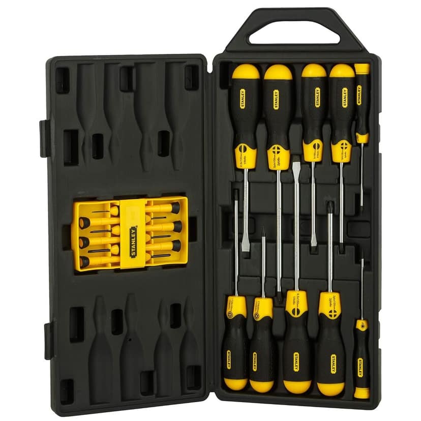 Stanley Screwdriver Set 16Pc Cushion Grip Screwdriver Set 68-0002C view 10