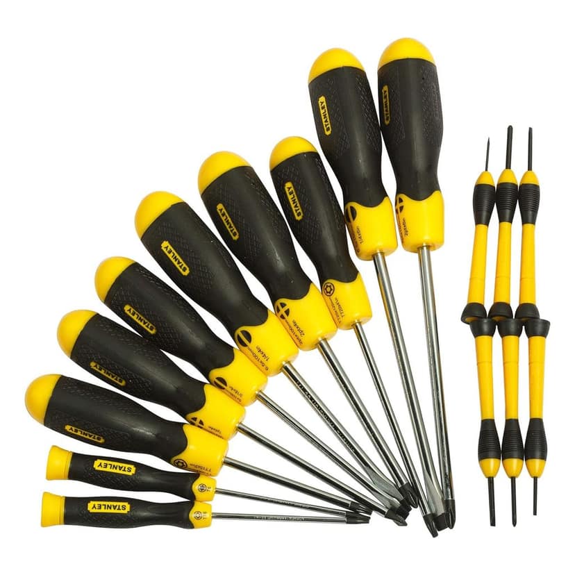 Stanley Screwdriver Set 16Pc Cushion Grip Screwdriver Set 68-0002C view 7