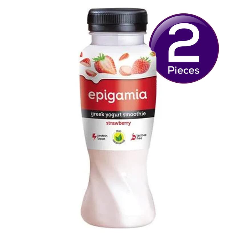 Epigamia Greek Yogurt Smoothie Strawberry 200 ml Combo