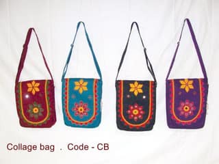 Collage Bag Multi 19X13 Inch