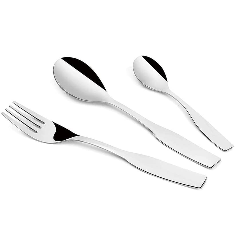 FnS Belle 18 Pc Set in Gift Box (6 Dinner Spoons, 6 Dinner Forks & 6 Teaspoons) view 2