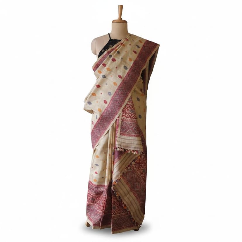 Hand-Woven Traditional Ethnic Saree