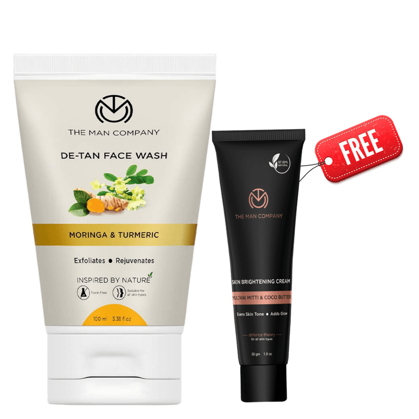 De-Tan Face Wash I Moringa & Turmeric De-Tan Face Wash I Moringa & Turmeric - 100ml Face Wash at