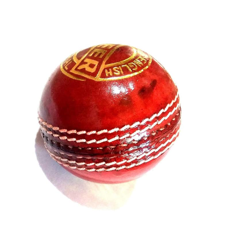 Nawani 2 Piece Red Leather Ball for Match (Pack of 1) view 2