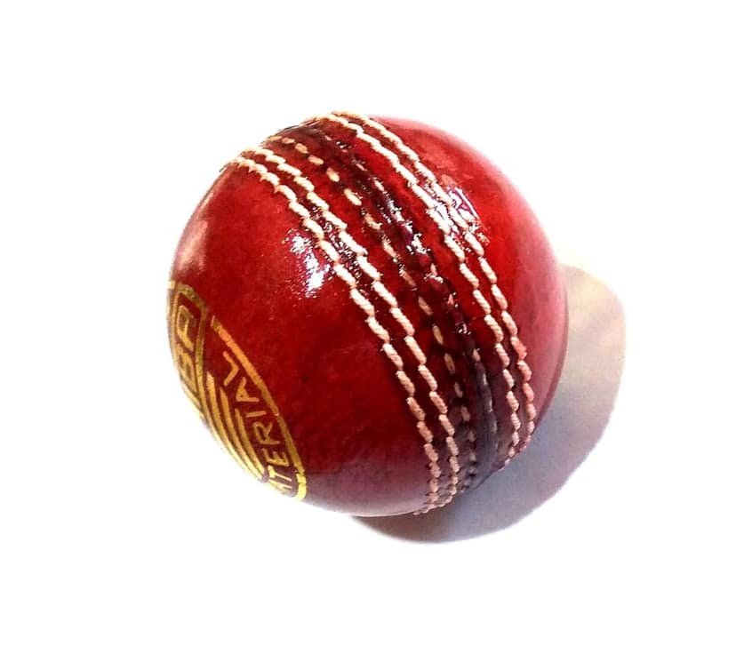 Nawani 2 Piece Red Leather Ball for Match (Pack of 1) view 3