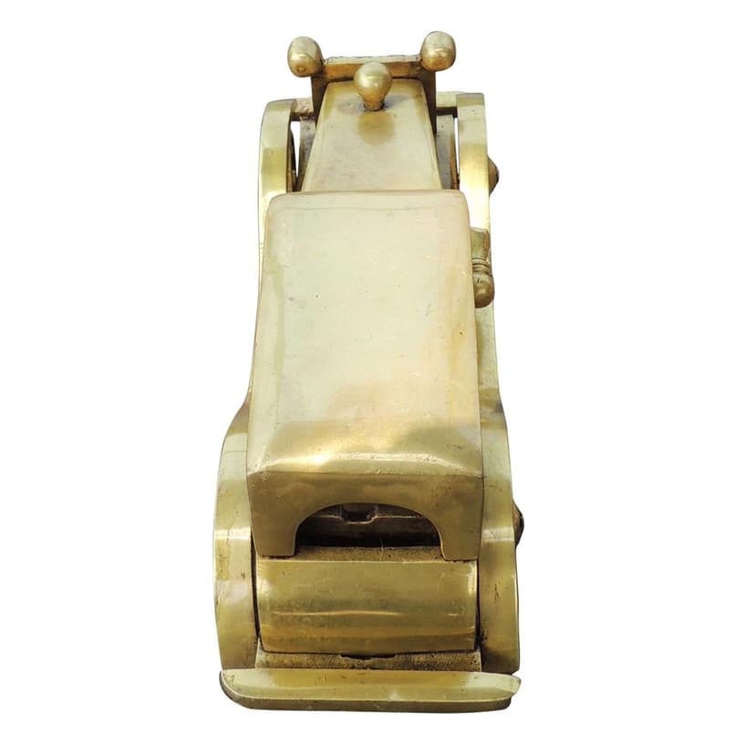 Brass Showpiece Children Playing Car (BSMAS1725 E) view 5