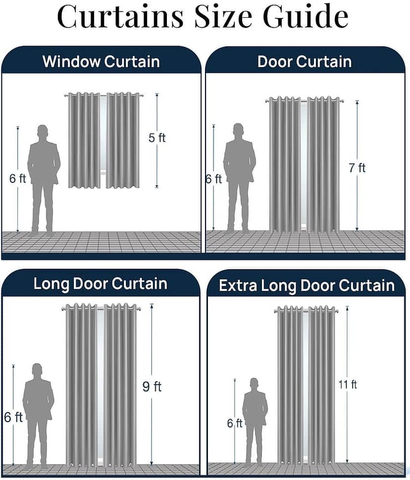 Homefab India Plain Semi-Transparent Eyelet Door Curtain 6ft (Pack of 2) - Maroon view 2