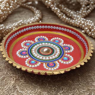 Handmade Decorative Art Plate for Wall Décor