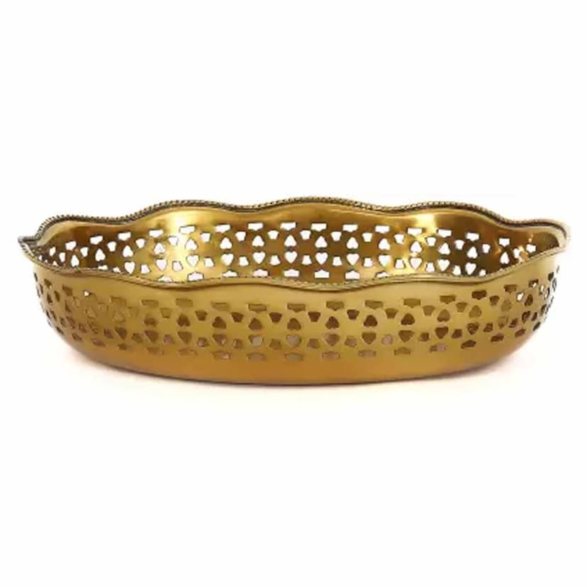 Brass Decorative Tray (ATMAS041 F) view 2