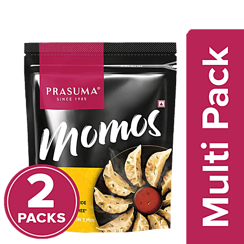 Prasuma Chicken - Momos, Original, 2 x 24 pcs Multipack