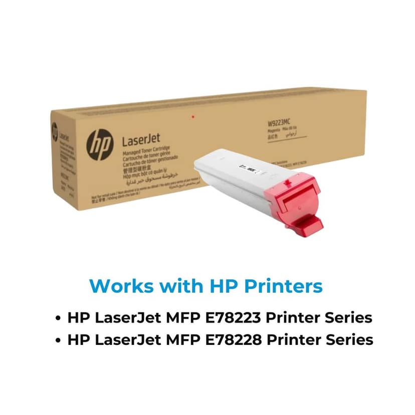 HP W9223MC Magenta Original LaserJet Toner Cartridge view 4