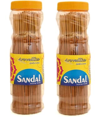 arovedika Incense Stick Pure Sandal 250 gm ( Pack of 2 )