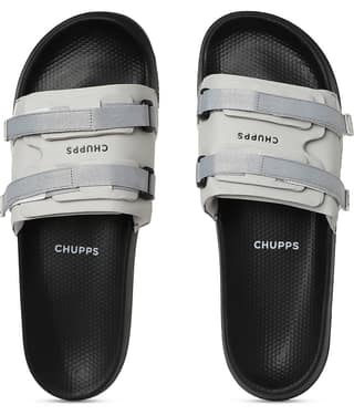 CHUPPS Dark Grey Men's Slide Flip Flop