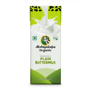 Akshayakalpa Organic Plain Butter Milk - UHT - 200ml