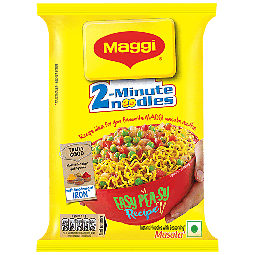MAGGI 2-Min Masala Instant Noodles, 70 g Pouch
