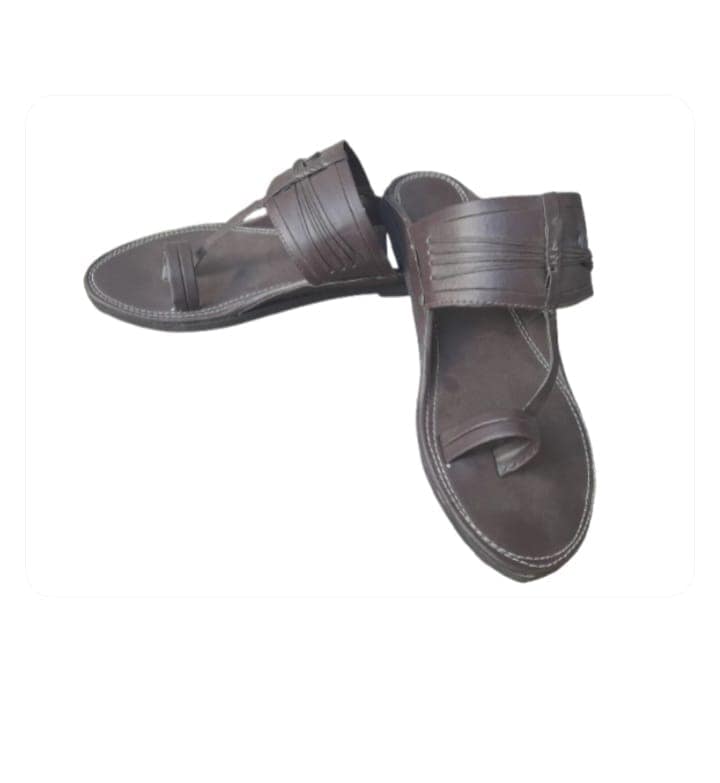 Leather Flats Female view 2