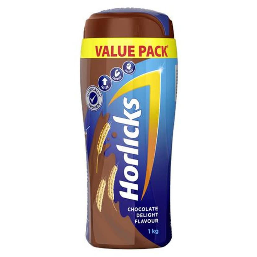 Horlicks Health & Nutrition Drink - Chocolate Flavour, 1 kg Jar