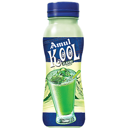 Amul Kool Milk - Elaichi Flavour, 180 ml Pet Bottle