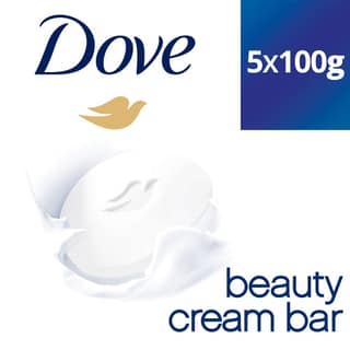 Dove Cream Beauty Bathing Bar, Has 1/4Th Moisturizing Cream, 100 G