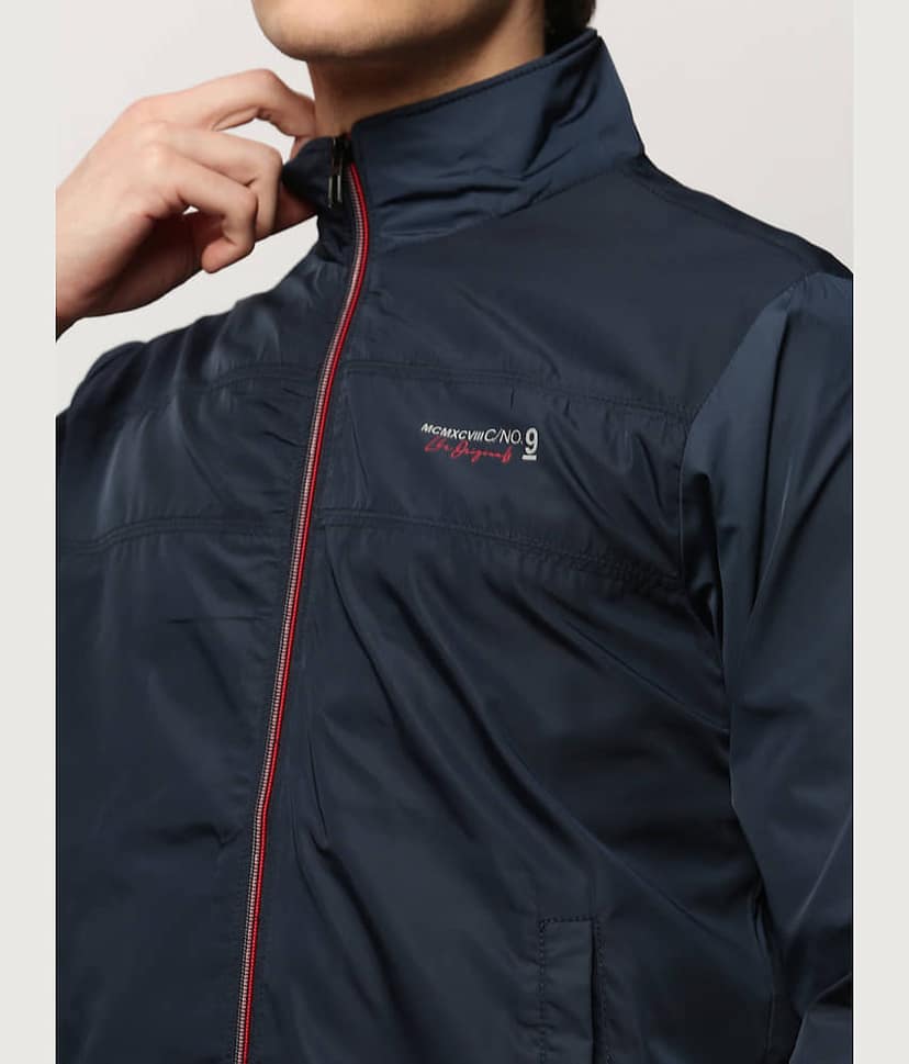 Showoff Nylon Men's Windcheater Jacket - Navy Blue ( Pack of 1 ) view 2