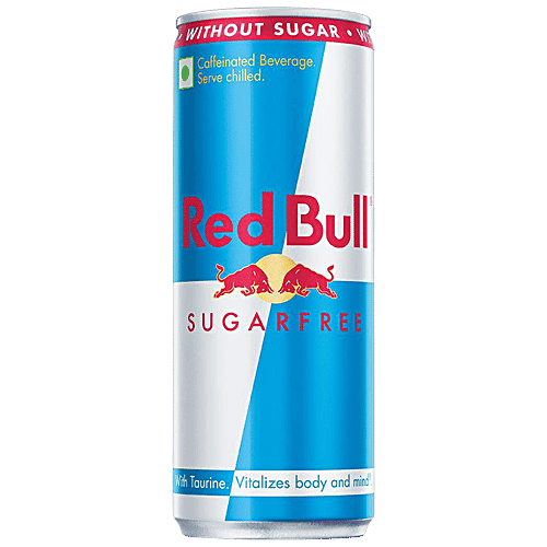 RED BULL Energy Drink - Sugar Free, 250 ml Can