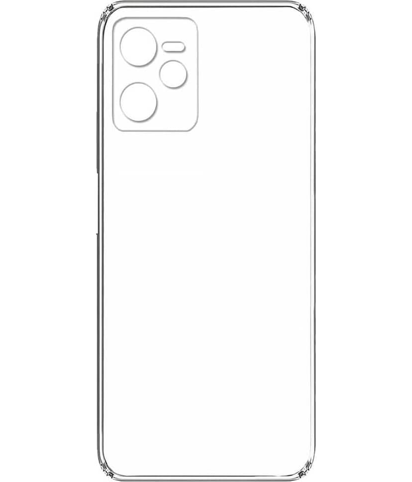ZAMN - Transparent Silicon Silicon Soft cases Compatible For Realme C35 ( Pack of 1 ) view 2