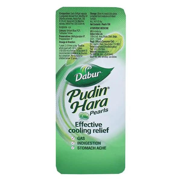 Dabur Pudin Hara Pearls 10 Pcs