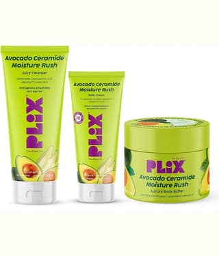 The Plant Fix Plix Avocado Ceramide Moisture Rush Luxury Combo 100 HR Nourishing Moisturization (3 Items in the set)